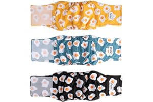 Dono Pañales lavables para perros machos con tiras reflectantes, banda de vientre para perros machos súper absorbentes, pantalones sanitarios para perros pequeños, medianos y grandes
