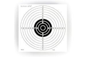 GUGULUZA Cibles 14x14cm Carton pour Airsoft Softair Bille Tirer, Pack de 100