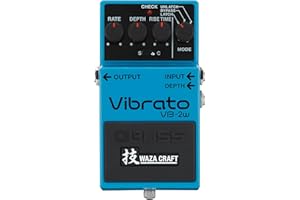 BOSS VB-2W Vibrato | Premium Waza Craft Guitar Effect Pedal with Analog Circuitry | True Reproduction of the Legendary BOSS VB-2 Vibrato | Standard & Custom Playing Modes | 5-Year Warranty