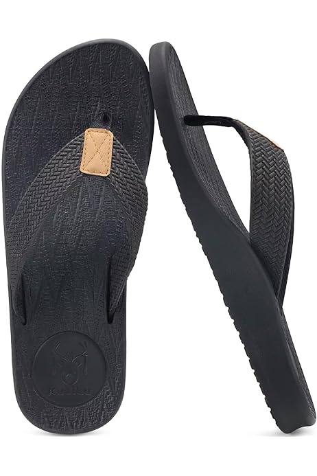 Bahamas Mens Flip Flops Premium Comfort Thong Soles Sandals Slippers Casual  Beach black Size: 12 M US: Amazon.co.uk: Fashion