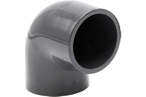 PVC-vinkel 90° 50 mm 2 x självhäftande hylsor 90 grader 50 mm