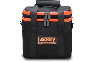 Jackery EVA Travel & Business Hard Carry Case Bag para Explorer 240 y Explorer 300 estación de energía portátil - Negro (E240 no incluido)