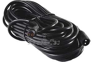 Agora-Tec® AT-Solar - Cavo di prolunga solare per laghetto, 10 m, 5 W, 10 W, 10 W, 10 W, 20 W e 20 W-BL