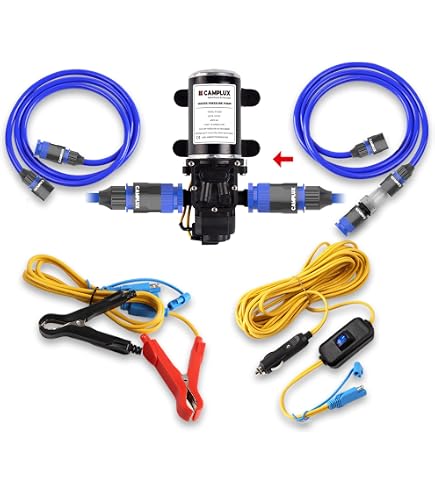 Réservoir Accumulateur 0,75 L Pour Camping-car - Pression Préchargée 10 PSI, Max 125 PSI - Réduit Les Cycles De La Pompe à Eau