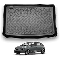 Universal Car Floor Mats – Fits Renault Clio All Models, Black With Yellow Trim