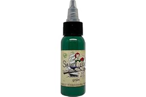 ‎SAILOR JERRY VON DEEP COLOURS! GMBH Sailor Jerry Tattoofarbe Grün 30 ml. Made in GERMANY und mit Zertifikat, Tätowierfarbe, Tattoo Ink, Vertrieb durch HAN-SEN GmbH