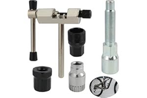 Riybyds Bicicletta Kit di Strumenti per la Disassemblazione del Gruppo Manovella, Comprendente Un Estrattore Manovella, Smontatore Catena, Smontatore di Ruota Libera e Smontatore di Supporto Freno