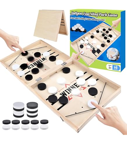 Pucket – Gioco Da Tavolo In Legno: Catapulta E Dischi Per 2 Giocatori – Fatto A Mano, Commercio Equo E Solidale - 3