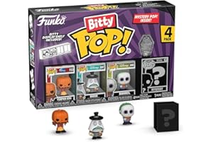 Funko Bitty POP! the Nightmare Before Christmas - Pumpkin Jack 4PKand A Surprise Mystery Mini Figure - 0,9 cala (2,2 cm) - Disney: the Nightmare Before Christmas Collectable - Pomysł na prezent