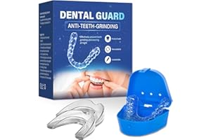 NIKURA Knirscherschiene Für Nacht, Moldable Mouth Guard for for Bruxism, Teeth Grinding, Clenching, Sports Athletic for Day and Night Teeth Grinding(4Piece Set/2Sizes)