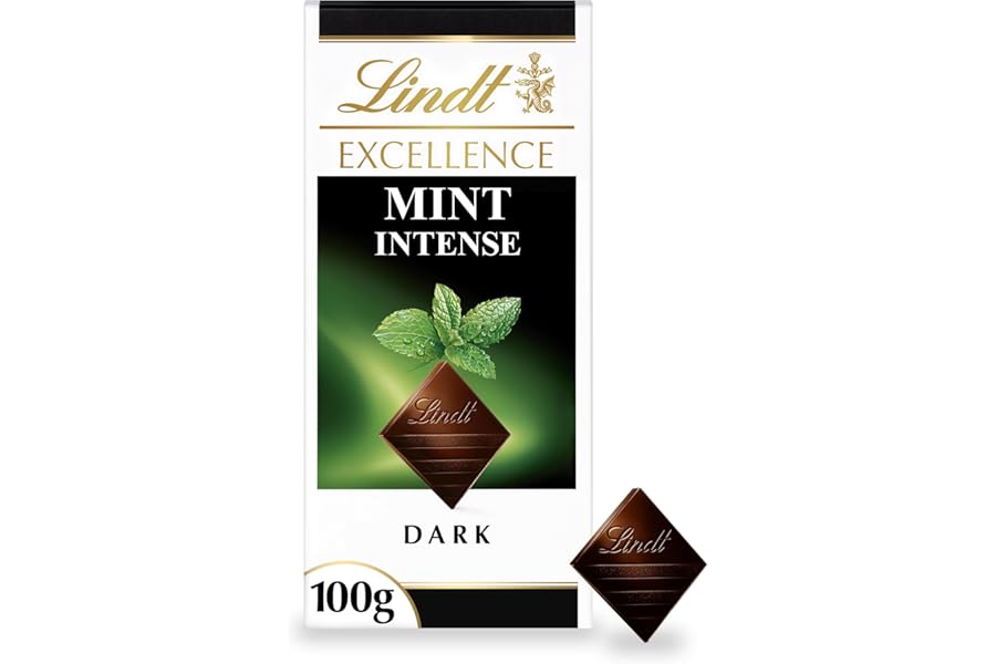 Lindt Excellence Dark Mint Chocolate Bar Each 100g