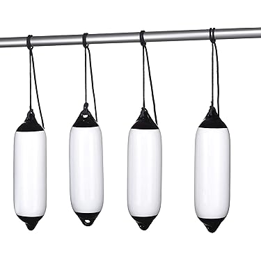 Parabordi Per Barche COSTWAY - Set Da 4 In PVC Resistente Ai Raggi UV Per Imbarcazioni E Gommoni