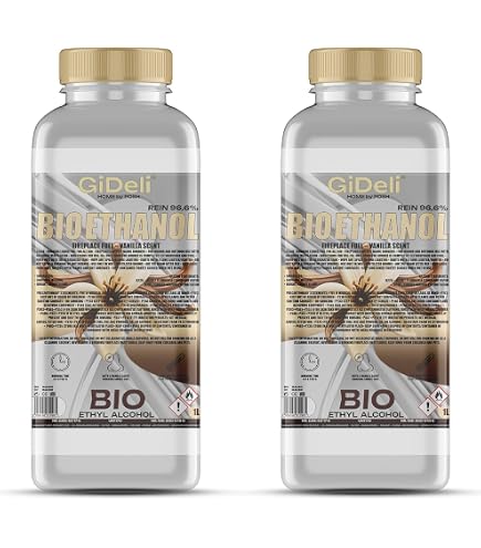 Bioetanolo GiDeli 25 Litri Con Profumo Di Cannella – Senza Fumo E Fuliggine, Per Camini Interni Ed Esterni