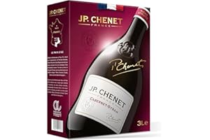 J.P. CHENET JP Chenet - Original Cabernet Syrah Rotwein aus Pays d'Oc, Frankreich - Großpackungen Wein Bag in Box 3l (1 x 3 L)
