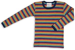 Engel Natur, Maglietta Intima da Bambino, 70% Lana, 30% Seta