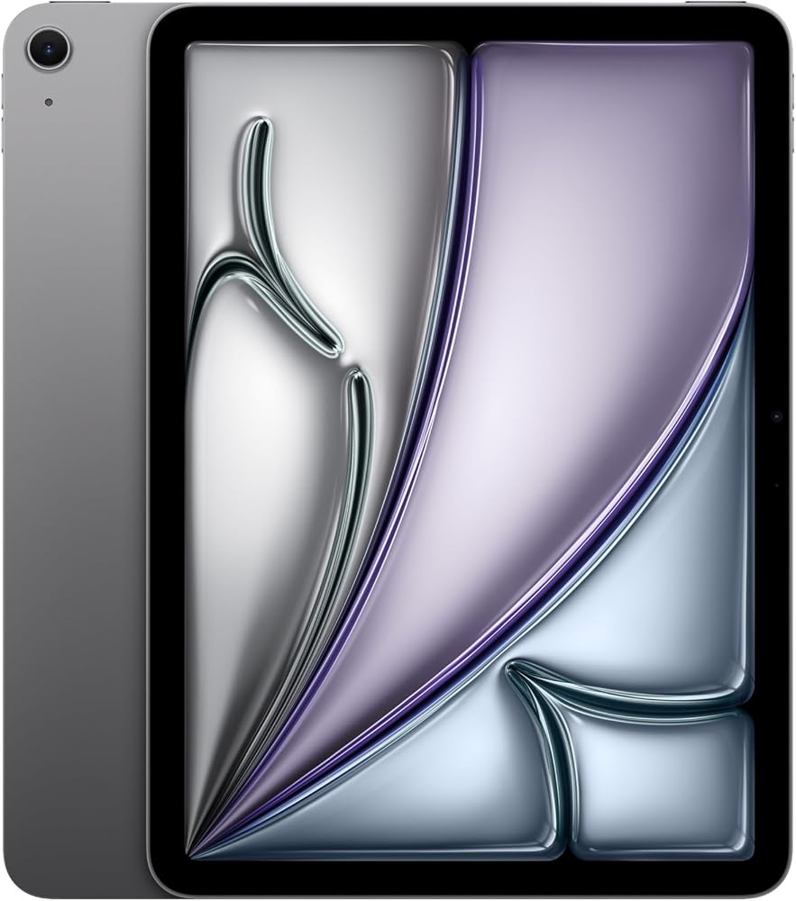 Apple iPad Air 11 inç (M4): Liquid Retina Ekran, 128 GB, 12 MP Ön/Arka Kamera, Apple N1 ile Wi-Fi 7 — Uzay Grisi
