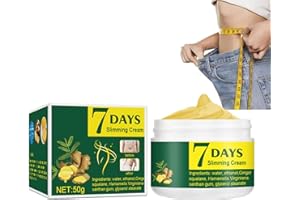 GROSPE Ingwer-Fettverbrennungscreme,Ingwer-Schlankheitscreme, Anti-Cellulite-Creme,Ganzkörper-Schlankheitscreme,Ideal gegen Cellulite,Straffung und Abnehmen