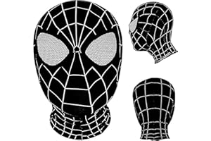 MAXRICUS Spider Masks for Adult Kids - 3D Printing Lycra Spider Mask for Kids Adult Halloween Costume
