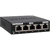 NETGEAR Switch Ethernet 5 porte Gigabit Unmanaged GS305 - Hub di rete domestica, Switch Gigabit per ufficio, plug-and-play, f