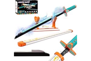 Jorumo Demon Slayer Schwert, 38,4 Zoll Kochou Shinobu Schwert Baustein mit Scheide und Ständer, Anime Schwert Spielzeug Bauset zum Sammeln und Verschenken, 782 Teile