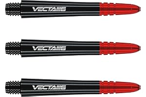 ‎WINMAU WINMAU Dart Shaft - Vecta Polycarbonat Dart Stems - 1 Set pro Packung (insgesamt 3 Dart-Schäfte) - Professionelles Dartzubehör - Verfügbar in den Größen Kurz, Intermediate und Medium