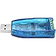Muvofs USB to RS485 Serial Adapter, USB 2.0 to RS-485 Converter with CH340 Chip