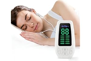 WUGEIN EMS Sleep Aid Device,Auricular Vagus Nerve Stimulator,Sleep Aid Device with 10 Modes & 30 Adjustable Gears,Stress Relief and Recover,Relaxation Device for Long-Term Wellness