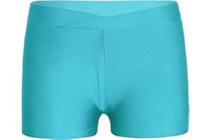 iixpin Kinder Mädchen Sport Shorts Kurze Hosen Yoga Athletik Tanzen Shorts Fitness Hot Pants Hipster Workout Gr.92-164