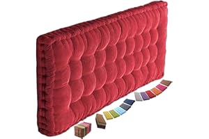 uyeoco Thick Bench Cushion Pad 2/3 Seater,Cotton Garden Bench Pad Cushions 100cm/110cm/120cm,Seat Cushion Pads for Outdoor Indoor(1@,55x150cm)