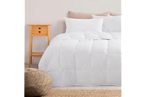 Zenoni & Colombi Piumino Matrimoniale Invernale in 100% Piuma D'Oca Vergine Siberiano, Piumone 4 Punti di Calore Made in Italy (Invernale, Matrimoniale 250X200cm)