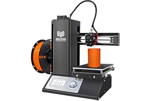 MALYAN M200 FDM Mini 3D Printer - Fully Assembled 3D Printers for Kids and Beginners, Free Sample PLA Filament and MicroSD Card Preloaded with Printable 3D Models, Printing Size 120x120x120mm