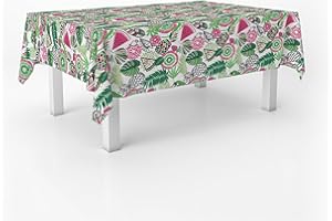 ECOMMERC3 | Mantel Hule Mesa Rectangular Tamaño 100x140 cm Estilo, Durabilidad y Fácil Limpieza para tu Mesa - Mantel Hule Antimanchas e Impermeable