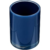Scopino WC Moderno Con Portascopino Inagua - Design Blu Scuro