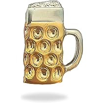 München Ansteck-Pin Für Tracht - Antik Silber, 2cm Dirndlschmuck