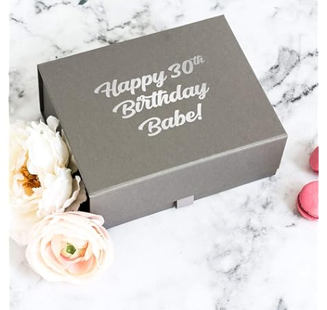 Personalised Birthday Gift Box With Name And Age Personalized Gift Box Amazon Co Uk Handmade