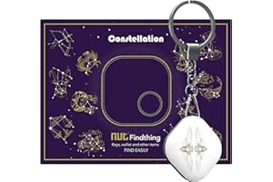 Nutale Schlüsselfinder - Löwe Finden mit App Bluetooth, iOS und Android, Community Suchfunktion, Item Tracker Support Fernbedienung, Wallet Tracker, Gute Idee für Ihre verlorenen Gegenstände Zwillinge