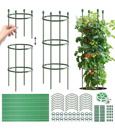 GardenGloss® 48 Clips per Piante per poodori, Rose, cetrioli e Altri