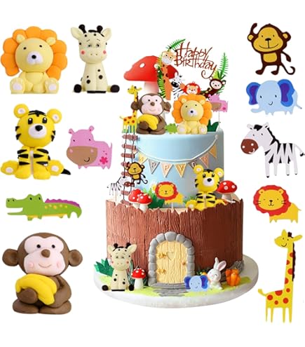 J&M DECO Taarttopper Verjaardag - Verjaardag Decoratie Junge