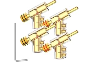 Tertullus 4 sztuki High End wtyk bananowy pozłacany wtyk głośnikowy do kabla głośnikowego
