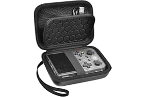 PAIYULE Travel Case Compatible with RG353V/ RG35XX/ RG353VS Retro Handheld Game Console, Handheld Emulator Storage Holder Organizer, Android Game Console Carrying Bag (Box Only)