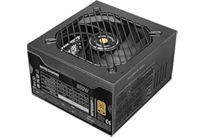 Mars Gaming MPB850PSI, Fuente Alimentación Full Modular ATX 850W, 10 Años Seguridad, 80Plus Gold 90%, Ventilador SI 14cm, Tecnología AI2-RPM, DC-DC y SMD, ATX 3.1 y PCIe 5.1, Conector 12V 2x6, Negro