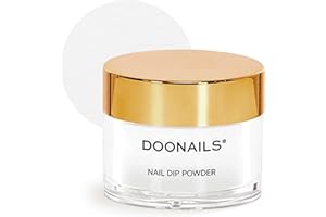 ‎DOONAILS Doonails – Dipping Powder Farbe Ghost Clear – Langanhaltendes Dip Pulver für professionelle Maniküre zu Hause – Tierversuchsfrei & allergikerfreundlich – 3+ Wochen halt – Bis zu 30 Anwendungen