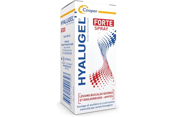 HYALUGEL - Spray Buccal - Plaies sévères et douloureuses - Aphtes - Acide Hyaluronique - Spray - 20 mL