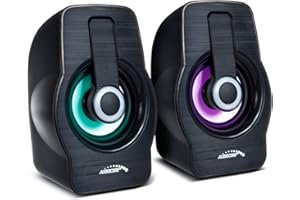 Audiocore AC855 B Haut-parleurs d'ordinateur 6W USB Noir (Noir)