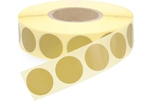 WPW Schusspflaster, beige, 2.000 Stück, 20 mm Durchmesser, runde Aufkleber für Zielscheiben und Schiessscheiben als Sportschützen Zubehör