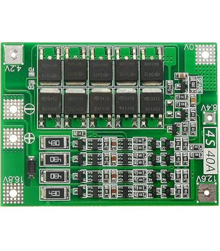 HiLetgo 3S 12.6V 6A BMS Li-ion Battery Protection Board - 2pcs, For Electric Drill Tools, Power Bank Balancer