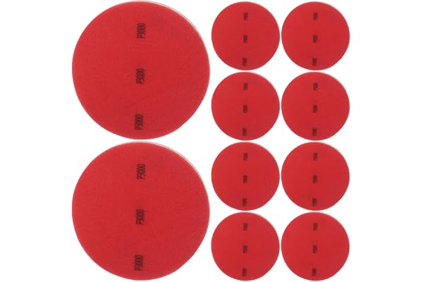ibasenice 10 St Bowling Sandpapper Pads Svamp Grit för Polering och Renovering av Bowlingklot Flexibla och Hållbara Slipplattor för Bowlingunderhåll