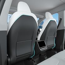 Coprisedile Posteriore Per Tesla Model 3 (2017-2024) - Protettivo Traspirante, Per Tutte Le Stagioni, Senza Logo