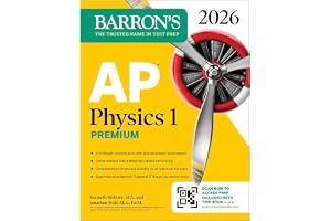 AP Physics 1 Premium, 2026: Prep Book with 4 Practice Tests + Comprehensive Review + Online Practice