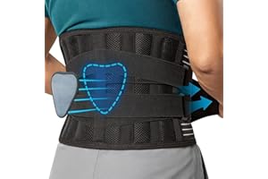 Smarthers Faja Lumbar Hombre y Mujer - Faja Lumbar Mujer y Faja Abdominal Hombre - Alivio del Dolor Instantaneo - Ajuste Perfecto y Comodidad de Grado Médico para hacer deporte - Fajas para Espalda